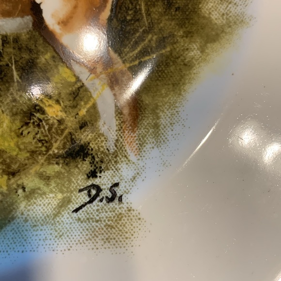 5 RARE WEDGEWOOD WILDLIFE WWF DINNER PLATES,signed David Shepherd - Picture 6 of 13